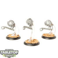 Convergence of Cyriss - 3x Accretion Servitors - grundiert