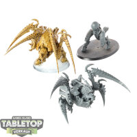 Tyraniden - 2x Carnifex Brood - teilweise bemalt