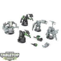 Orks - 5x Ork Nobz - teilweise bemalt