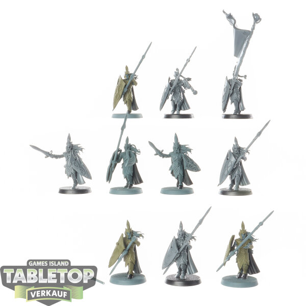 Wood Elf Realms - 10 x Eternal Guard - teilweise bemalt