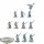 Wood Elf Realms - 10 x Wildwood Rangers - teilweise bemalt