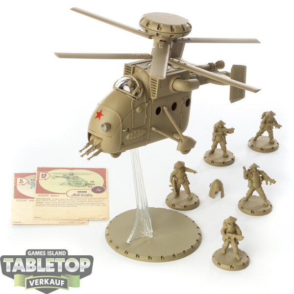 Dust Tactics - Red Army/PLA, Assaulter/Controller & Chinese Volunteers - unbemalt