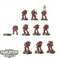 Horus Heresy - 10x MKIV Tactical Squad - bemalt
