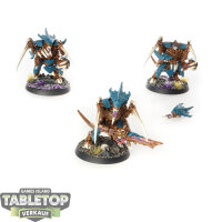 Tyraniden - 3x Tyranid Warriors (Klassisch) - bemalt