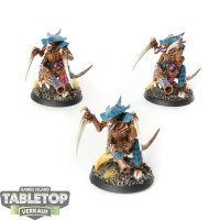 Tyraniden - 3x Tyranid Warriors (Klassisch) - bemalt