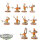 Fyreslayers - 10x Vulkite Berzerkers - bemalt