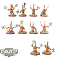 Fyreslayers - 10x Vulkite Berzerkers - bemalt