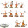 Fyreslayers - 10x Vulkite Berzerkers - bemalt