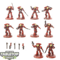 Blood Angels - 10x Assault Intercessors - bemalt