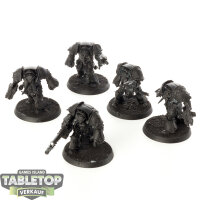 Chaos Space Marines - 5x Chaos Terminator Squad - grundiert