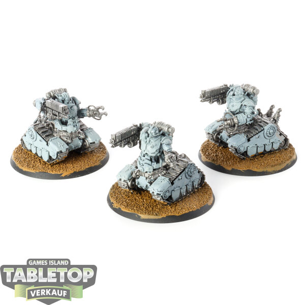 Adeptus Mechanicus - 3 Kataphron Breachers - teilweise bemalt