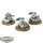 Adeptus Mechanicus - 3 Kataphron Breachers - teilweise bemalt