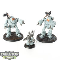 Adeptus Mechanicus - 3 Kastelan Robots - bemalt