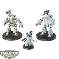 Adeptus Mechanicus - 3 Kastelan Robots - bemalt