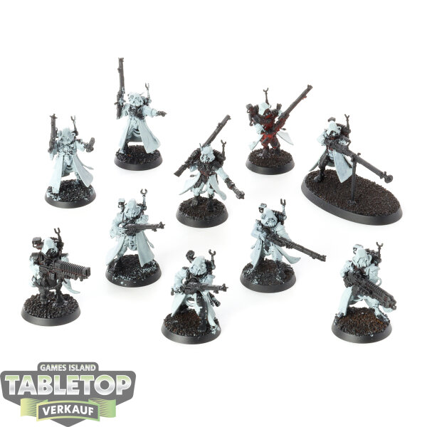Adeptus Mechanicus - 10 Skitarii Rangers - teilweise bemalt