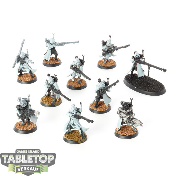 Adeptus Mechanicus - 10 Skitarii Rangers - teilweise bemalt