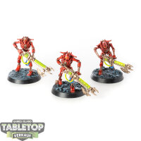 Necrons - 3 Necron Warriors - bemalt