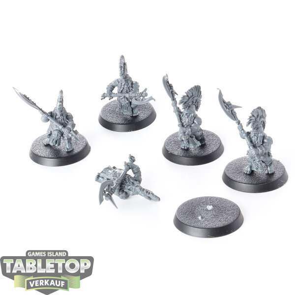 Fyreslayers - 5 x Hearthguard Berzerkers - unbemalt