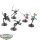 Aeldari - 5 Harlequin Troupe - teilweise bemalt