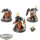 Ultramarines - 3 x Bladeguard Veterans - bemalt