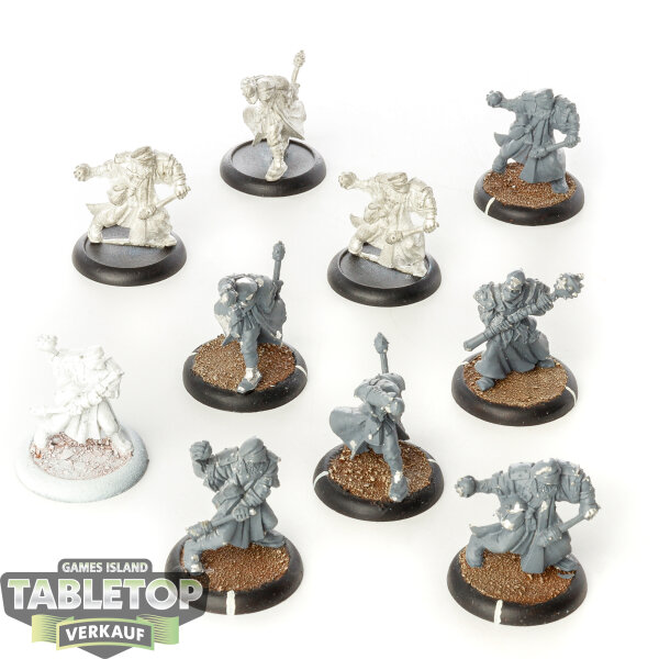 Protectorate of Menoth - 10 x Holy Zealots - teilweise bemalt