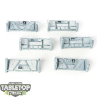 Gelände & Zubehör - 6x Barricades Pack -...
