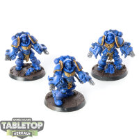 Space Marines - 3 Primaris Aggressors - teilweise bemalt