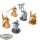 Adeptus Custodes - 5 x Custodian Guard Squad - teilweise bemalt