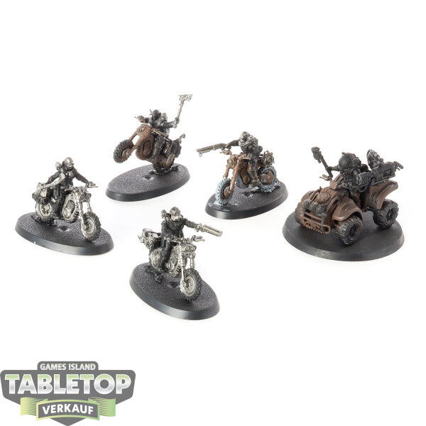 Genestealer Cults - 5 Atalan Jackals - teilweise bemalt
