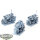 Space Wolves - 3 x Space Marine Bike Squad - teilweise bemalt