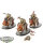 Orruk Warclans - 3 x Gore-gruntas - bemalt