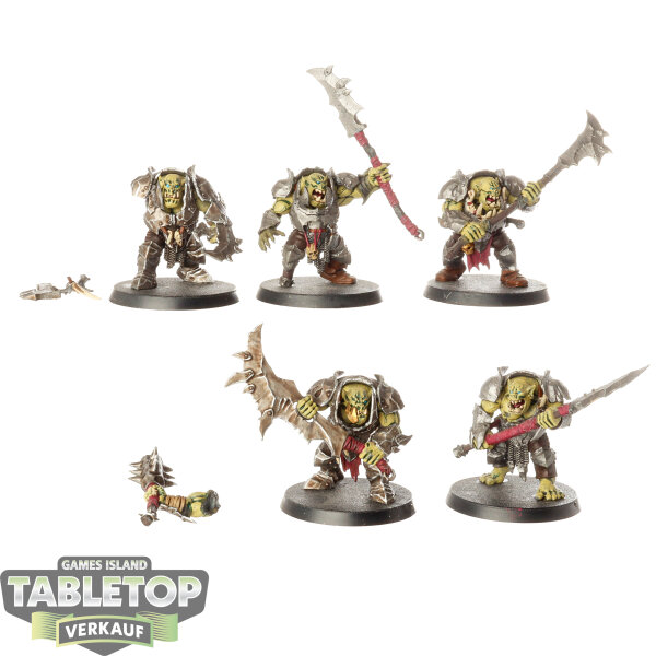 Orruk Warclans - 5 x Brutes - bemalt