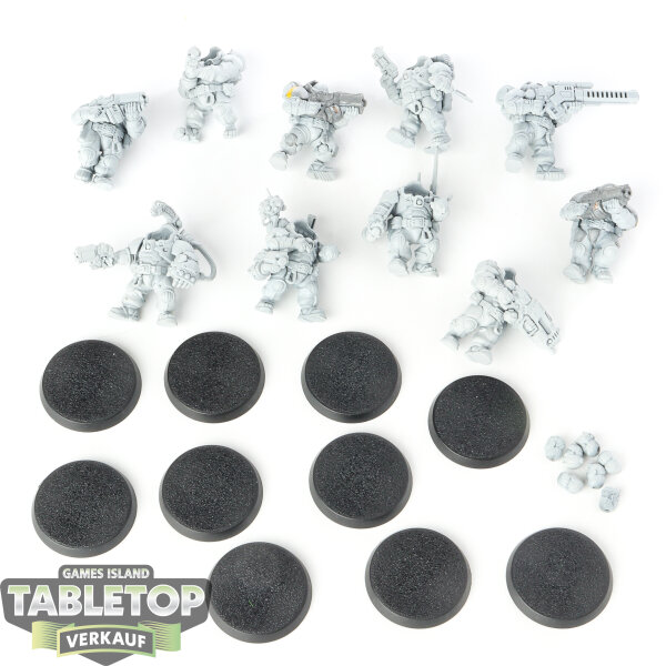 Leagues of Votann - 10x Hearthkyn Warriors - teilweise bemalt