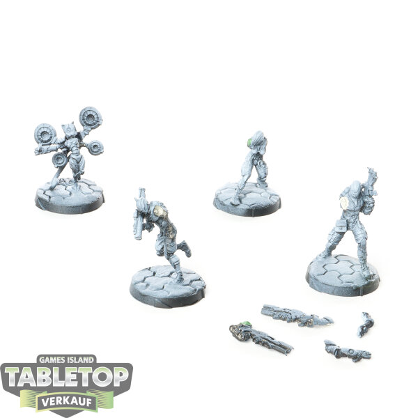 Infinity - 4x Tomcats, Special Rescue Team Nomads - teilweise bemalt