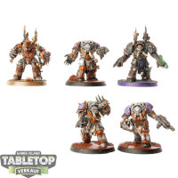 Chaos Space Marines - 5 x Chaos Terminator Squad - bemalt