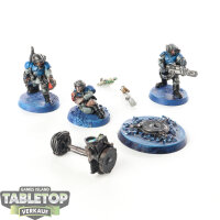 Astra Militarum - 4 Unbekannte Modelle klassisch - bemalt