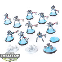 Necrons - 10 x Necron Warriors (Classic) - bemalt