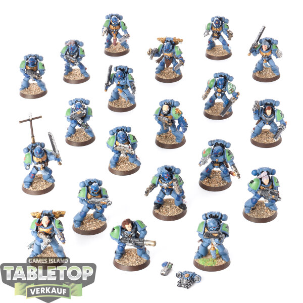 Space Wolves - 20 x Tactical Marines (Classic) - bemalt