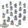 Space Wolves - 20 x Tactical Marines (Classic) - bemalt