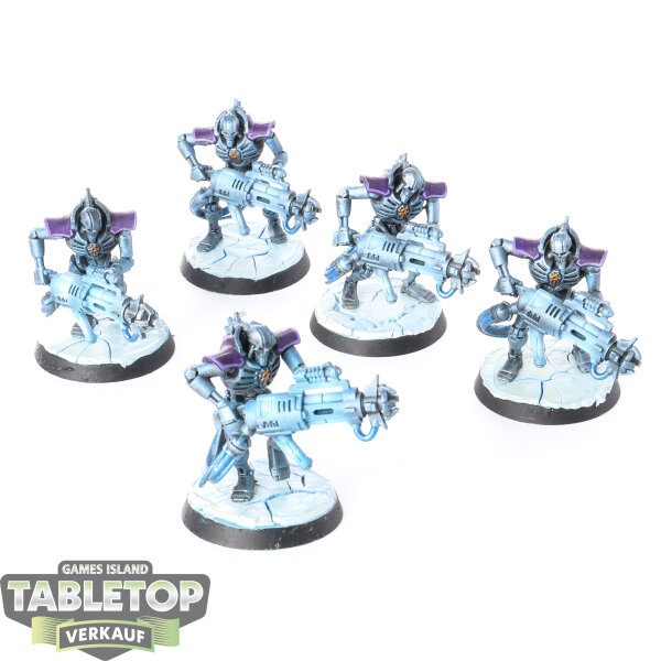 Necrons - 5 x Immortals - bemalt