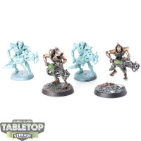 Necrons - 4 x Immortals - teilweise bemalt