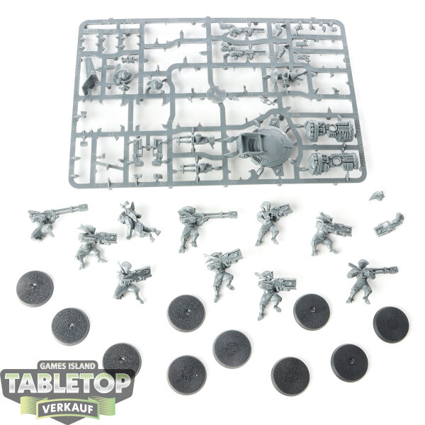 Tau Empire - 10 Pathfinder Team - unbemalt