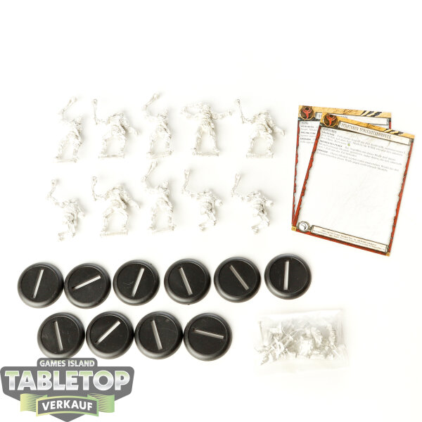 Skorne - 10x Venator Slingers - im Gussrahmen