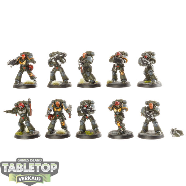 Space Marines - 10x Intercessors - bemalt