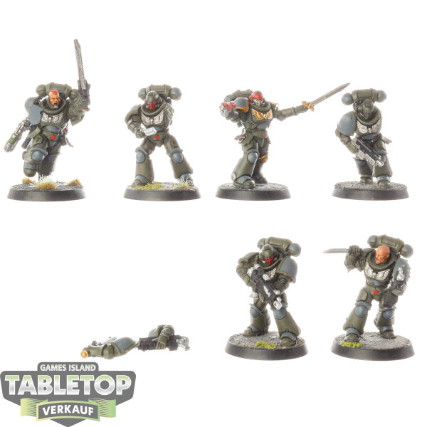 Space Marines - 6x Intercessors - bemalt