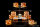 Baron of Dice - Precision Dice - Fiery Orange (10)