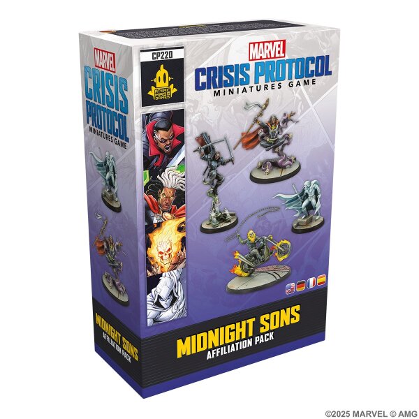Marvel: Crisis Protocol - Midnight Sons Affiliation Pack - Multilingual