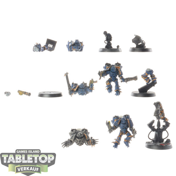 Chaos Space Marines - 5 x Raptors - teilweise bemalt