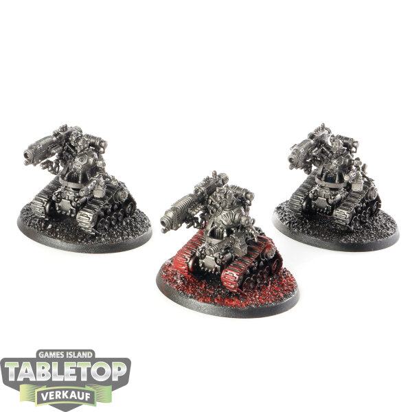 Adeptus Mechanicus - 3 x Kataphron Destroyers - teilweise bemalt