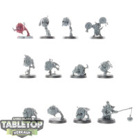 Gloomspite Gitz - 12 x Squig Herd - teilweise bemalt